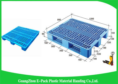 Pequeñas plataformas plásticas de la sola cara con los tubos de acero dentro, Mini Plastic Pallets de poca potencia