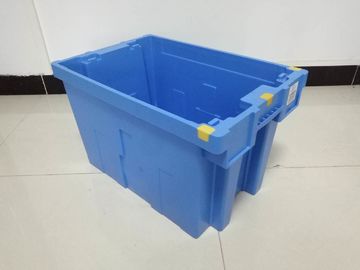 Apilando el sólido Tote Box Standard Size plástico de la jerarquización 600*400m m