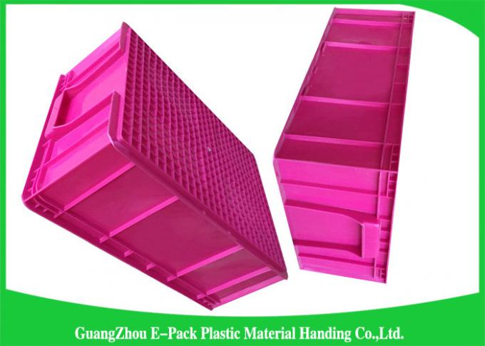 Contenedores de almacenamiento plásticos apilables autos-adhesivo de