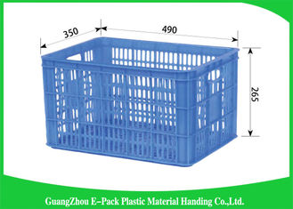 Health Mesh Plastic Food Crates Food Grade Convenience Stores Easy Stacking