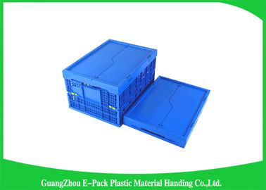 Mesh Folding Storage Crates, materiales plásticos plegables de los PP de los compartimientos de almacenamiento del hogar