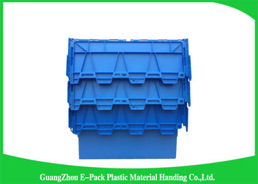 Las cajas de mudanza plásticas de Customzized ataron los envases de la tapa para Warehouse
