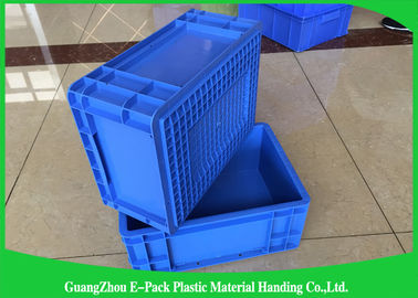 Contenedores de almacenamiento plásticos grandes modificados para requisitos particulares, cajas plásticas apilables de Warehouse
