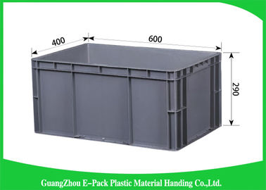 Contenedores de almacenamiento plásticos grandes modificados para requisitos particulares, cajas plásticas apilables de Warehouse