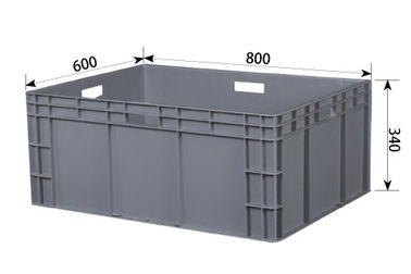 WarehouseEuro estándar que apila los envases que mueven el almacenamiento Grey Light Weight