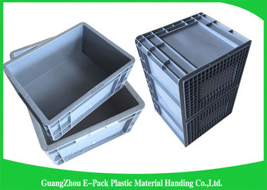 WarehouseEuro estándar que apila los envases que mueven el almacenamiento Grey Light Weight