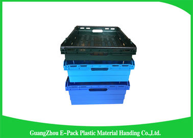 Customzized Mesh Plastic Food Crates con las manijas o los mangos ergonómicos