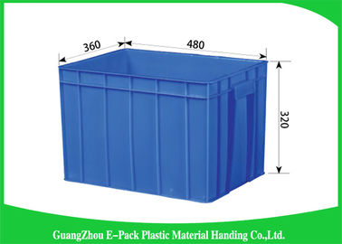 el ahorro de espacio apilable plástico de los compartimientos de almacenamiento 50L, recicla las cajas de amontonamiento plásticas