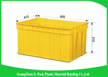 Transporte plegable de los envases apilables de Warehouse del ahorro de espacio grande plástico de la capacidad