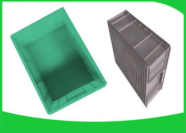 Los envases apilables plásticos de cadena fríos PP transportan vida de servicio larga del almacenamiento del volumen de ventas