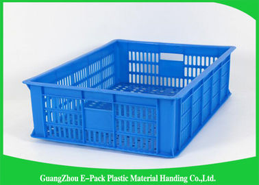 Protección del medio ambiente del almacenamiento de Mesh Plastic Food Crates Moving para los supermercados