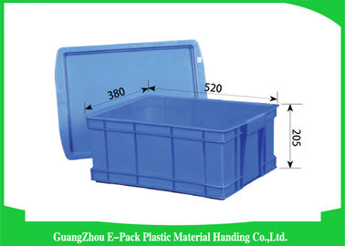 Cajas de amontonamiento plásticas durables, protección del medio ambiente de amontonamiento plástica de los compartimientos de almacenamiento