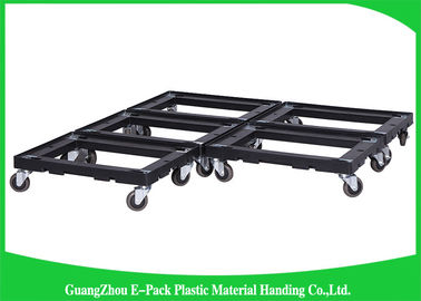 4 ruedas DutyPlastic pesado que mueve la vida 612 * 412 * 145m m de Dolly Big Capacity Long Service