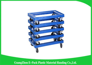 4 ruedas DutyPlastic pesado que mueve la vida 612 * 412 * 145m m de Dolly Big Capacity Long Service