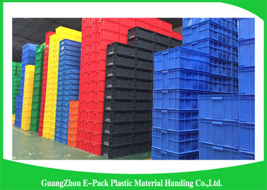 Cajas de almacenamiento plásticas grandes de Warehouse, compartimientos plásticos apilables del ahorro de espacio