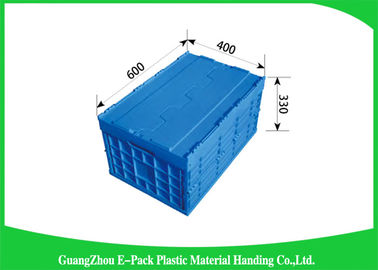 65L que empaqueta ahorro de espacio reciclable plegable de los envases de plástico 600 * 400 * 105m m