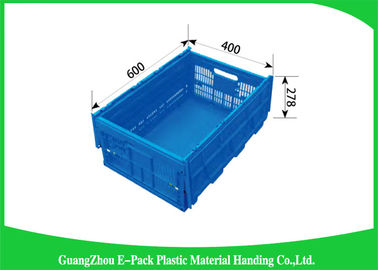 Cajas de almacenamiento plegables plásticas ligeras, cajones plásticos plegables del almacenamiento