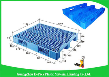 Las plataformas euro 100% del plástico del HDPE de la Virgen ventilaron apilable para la industria alimentaria