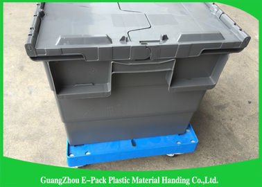 4 ruedas DutyPlastic pesado que mueve la vida 612 * 412 * 145m m de Dolly Big Capacity Long Service
