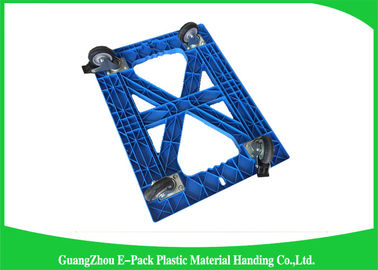 Vida de servicio móvil plástica apilable de Dolly Platform Cart Transport Long