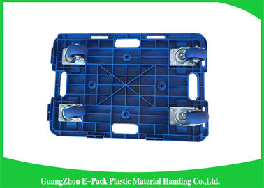 Capacidad de carga grande industrial Dolly Cart plástica, carro móvil reciclable del equipo