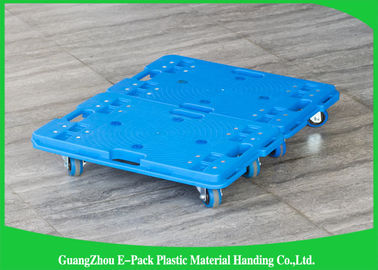 Carro para el cajón plástico, carro móvil resistente reciclable del carro de la rueda 150KG 4