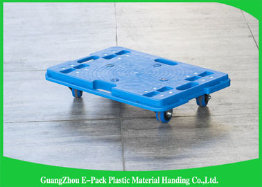 Carro para el cajón plástico, carro móvil resistente reciclable del carro de la rueda 150KG 4