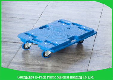 Carro para el cajón plástico, carro móvil resistente reciclable del carro de la rueda 150KG 4