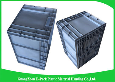 Tapas de Mini Load Euro Containers With, materiales de amontonamiento plásticos estándar de los PP de las cajas
