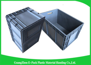 Tapas de Mini Load Euro Containers With, materiales de amontonamiento plásticos estándar de los PP de las cajas