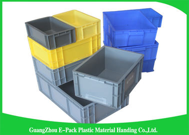 Tapas de Mini Load Euro Containers With, materiales de amontonamiento plásticos estándar de los PP de las cajas