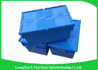 Azul atado plástico reciclable de los envases de la tapa 60L modificado para requisitos particulares para la agricultura