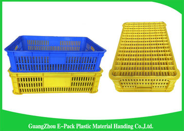 cajones plásticos de la comida del HDPE 50.4L/compartimientos de almacenamiento plásticos apilables de la prueba del rasguño