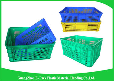 cajones plásticos de la comida del HDPE 50.4L/compartimientos de almacenamiento plásticos apilables de la prueba del rasguño
