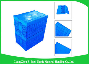 Mesh Collapsible Plastic Containers con las tapas atadas/empaqueta los cajones plásticos plegables