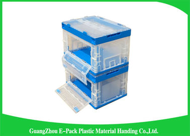 Envases de plástico plegables sólidos, compartimientos de almacenamiento plásticos plegables