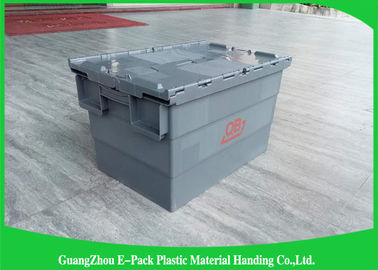 Cajas de mudanza plásticas para Warehouse, totalizadores atados de Customzied de la tapa