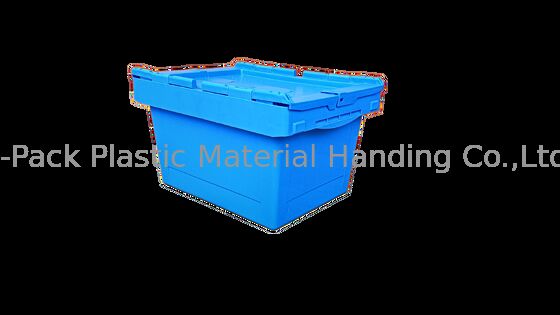 Caja pequeña con bisagras de barras de acero con el logotipo impreso en ambos lados