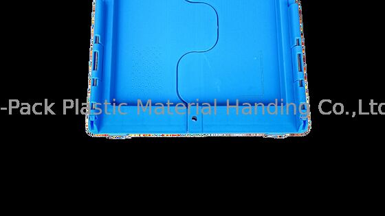 Caja pequeña con bisagras de barras de acero con el logotipo impreso en ambos lados