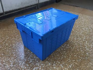 Tapa atada Mesh Body Plastic Storage Crates para el transporte