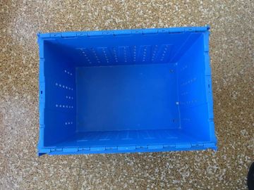 Tapa atada Mesh Body Plastic Storage Crates para el transporte