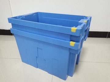 Apilando el sólido Tote Box Standard Size plástico de la jerarquización 600*400m m