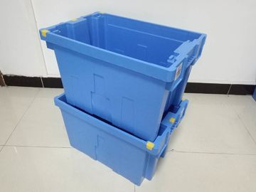 Apilando el sólido Tote Box Standard Size plástico de la jerarquización 600*400m m