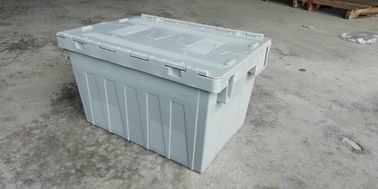 Cajas apilables plásticas 550*370 milímetro del volumen de ventas del almacenamiento de la alta durabilidad