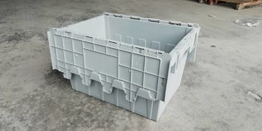 Cajas apilables plásticas 550*370 milímetro del volumen de ventas del almacenamiento de la alta durabilidad