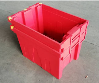 Apilando el sólido Tote Box Standard Size plástico de la jerarquización 600*400m m