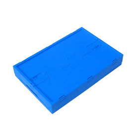 Las cajas 100% de plataforma plásticas del polipropileno de la Virgen/la caja plástica plegable ataron las tapas