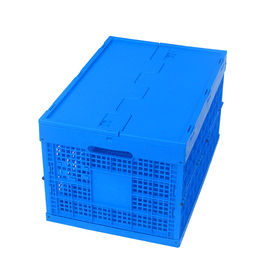 Las cajas 100% de plataforma plásticas del polipropileno de la Virgen/la caja plástica plegable ataron las tapas