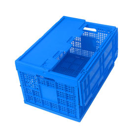 Las cajas 100% de plataforma plásticas del polipropileno de la Virgen/la caja plástica plegable ataron las tapas