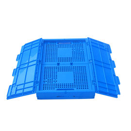 Las cajas 100% de plataforma plásticas del polipropileno de la Virgen/la caja plástica plegable ataron las tapas